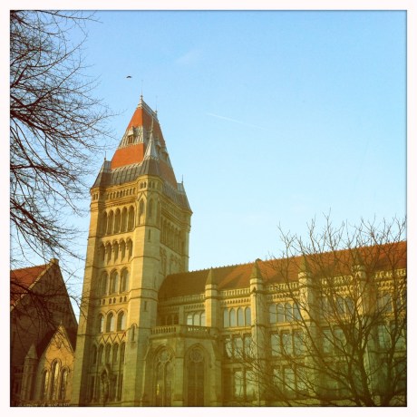 Nostalgic, soft-focus view of the University of Manchester // Image by Adam Byron